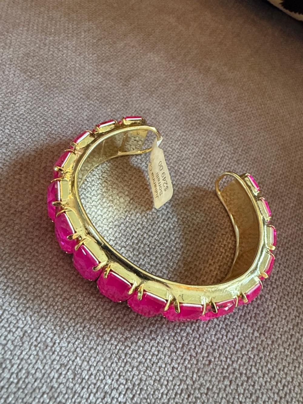 BRAND NEW : Neon Pink Juliana Cuff Bracelet - Picture 3 of 4
